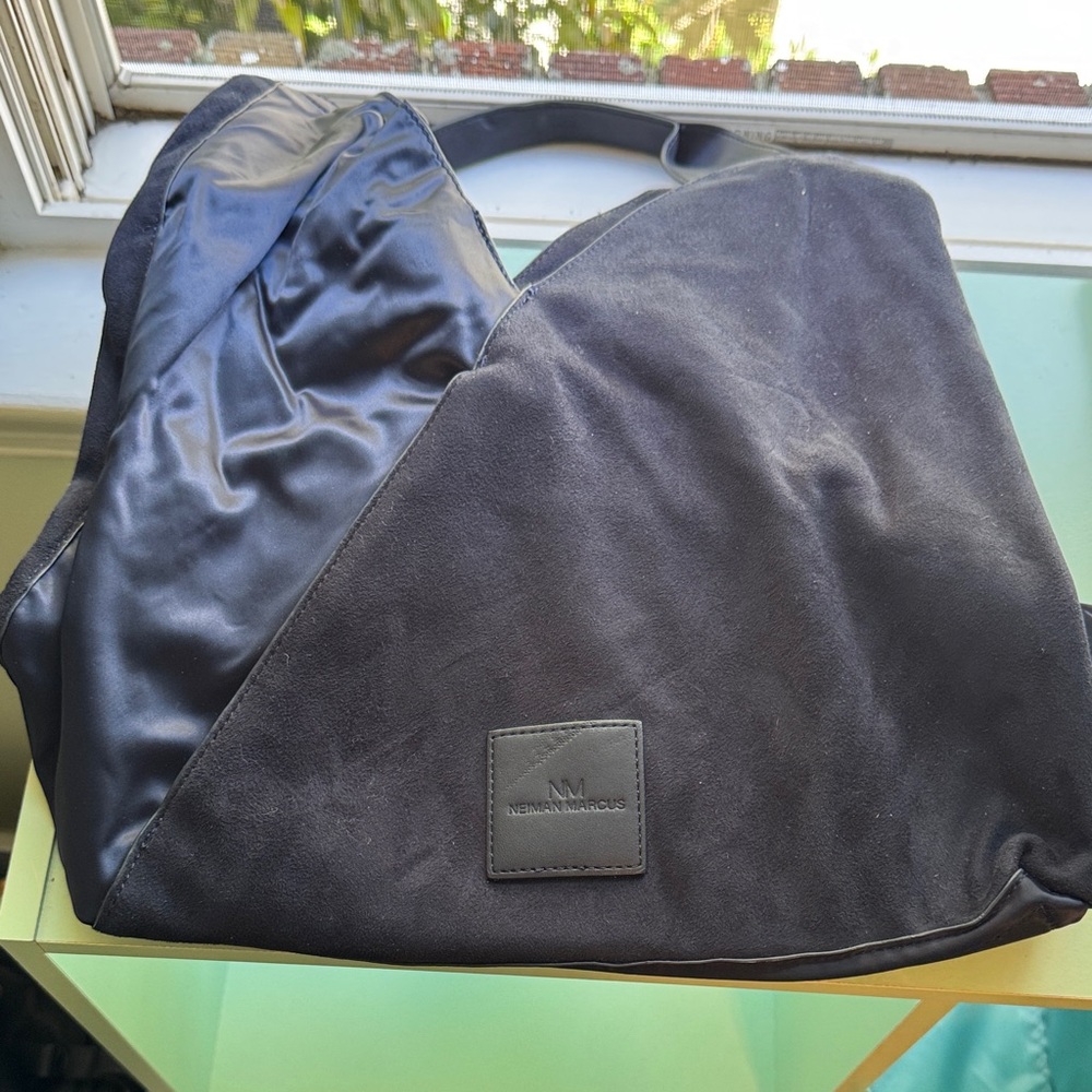 Neiman Marcus Dark Blue Hobo Bag